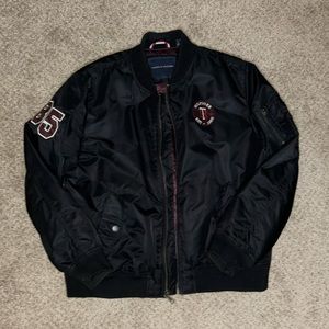 tommy hilfiger bomber jacket 8-10 condition